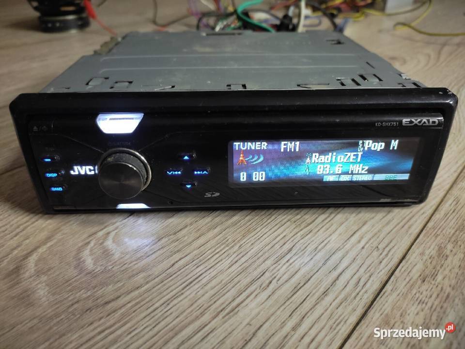Radio samochodowe JVC KDSHX751 EXAD widna
