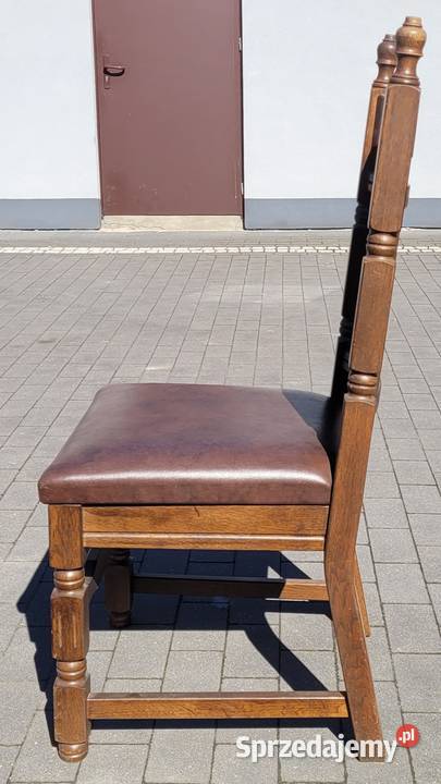 Antyki 4 krzesła lite drewno Krzesła Zamość