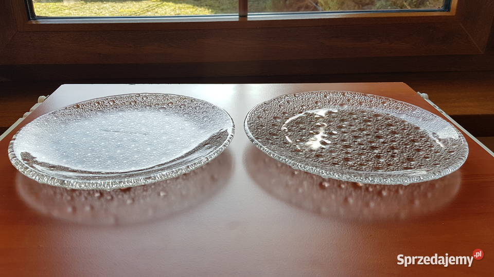 Talerz Asteroid ok 205 Ząbkowice szkło PRL Porcelana i szkło Dąbrowa Górnicza