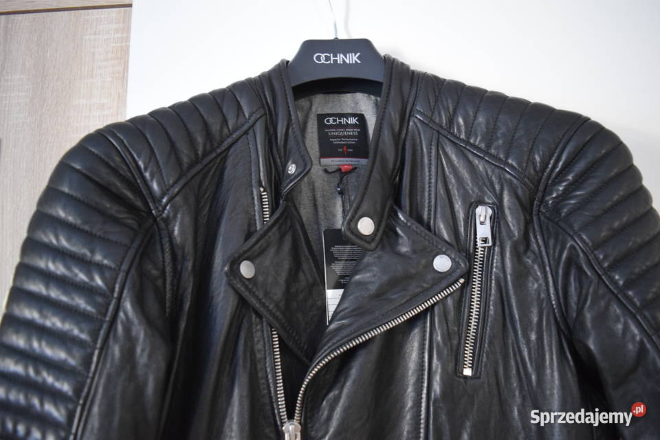 Kurtka Ramoneska Skórzana Nowa Okazja Rozmiar XL Olsztyn