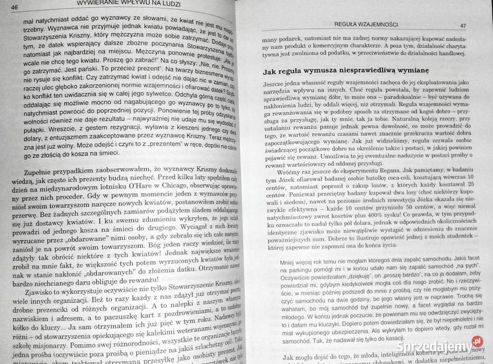 Wywieranie wpływu na ludzi Teoria i praktyka Chełm