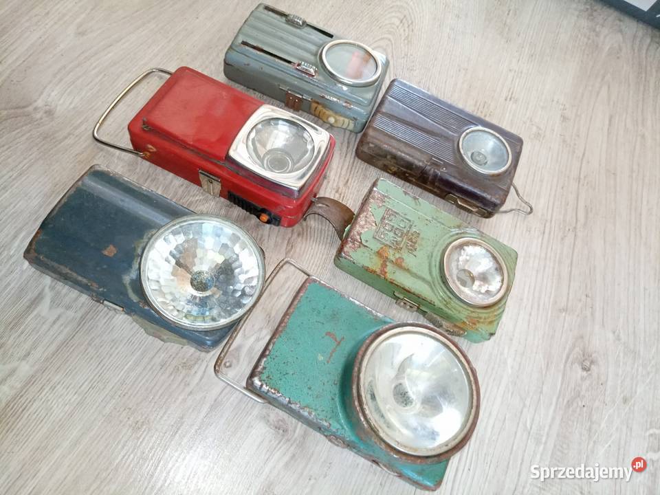 Latarka sygnałowa prl zestaw Stalowa Wola