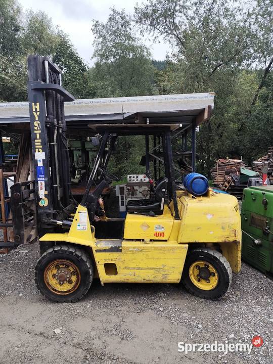Wózek widłowy Hyster 4 t paletyzer LPG Toyota Maków Podhalański