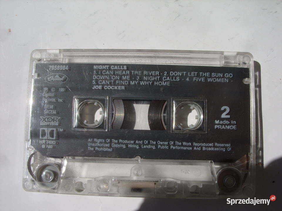 Rock kas JOE COCKERNight caus 1991 kaseta sprzedam