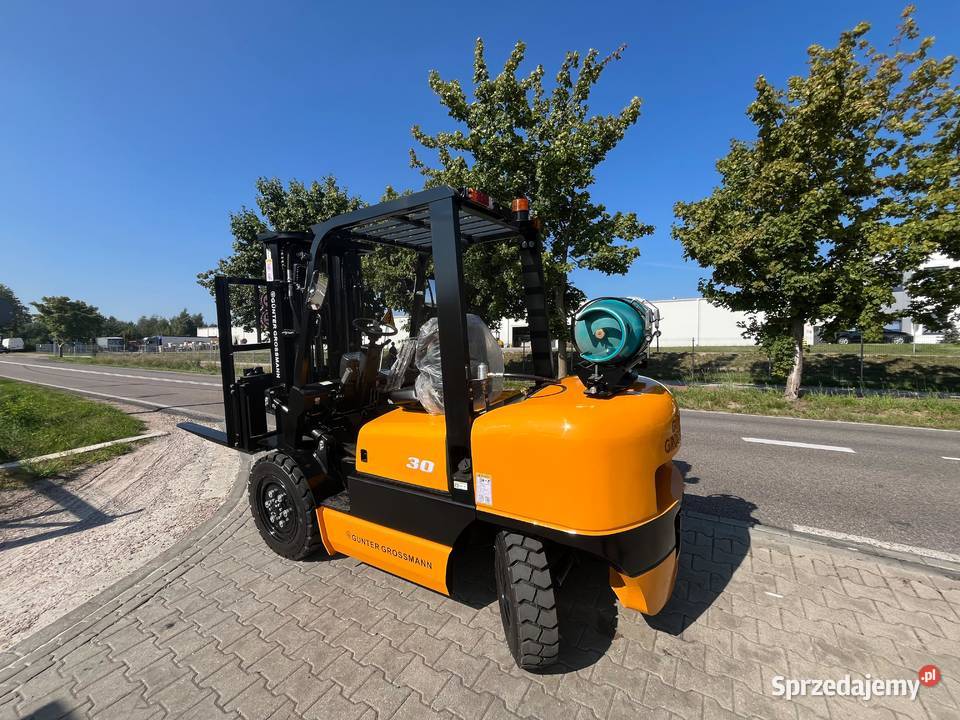Nowy Wózek widłowy 3T LPG Gunter Grossmann