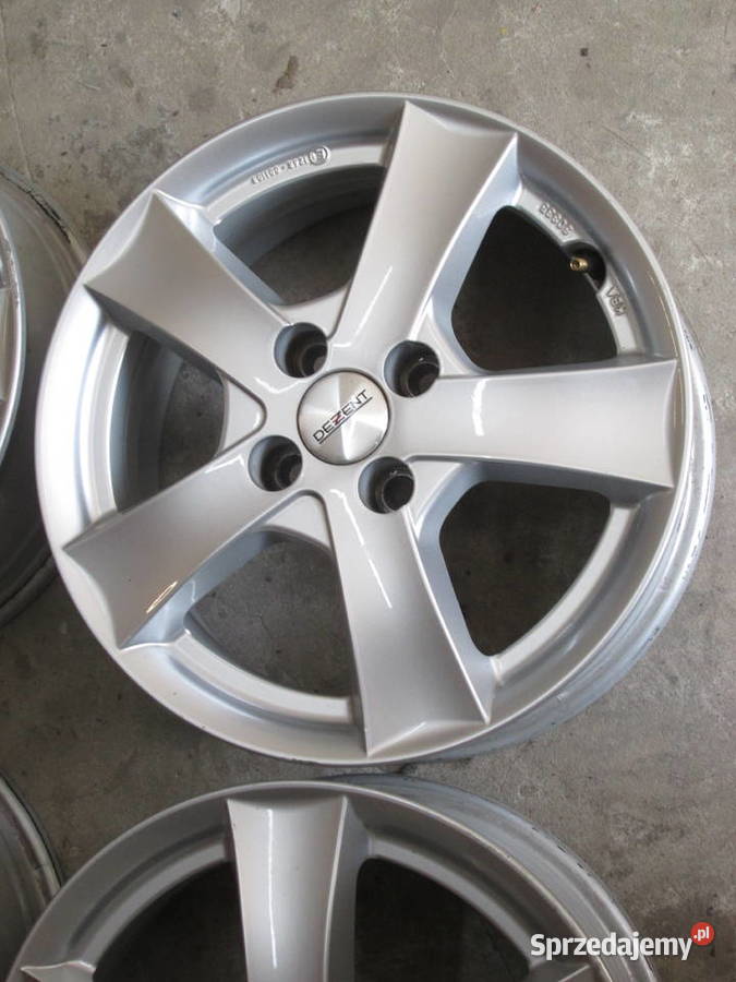 Felgi aluminiowe 4x100x15 Toyota Kia Hyundai Średnica 15" Tomaszów Lubelski