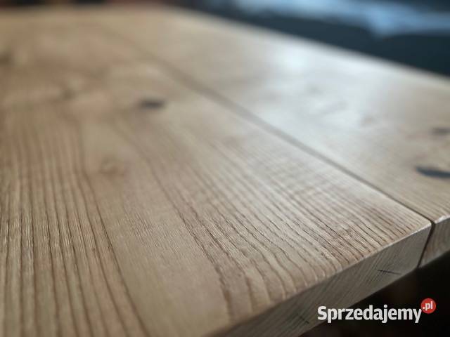 Stolik kawowy z litego jesionu Krawędź live edge Dom i Ogród Kętrzyn sprzedam