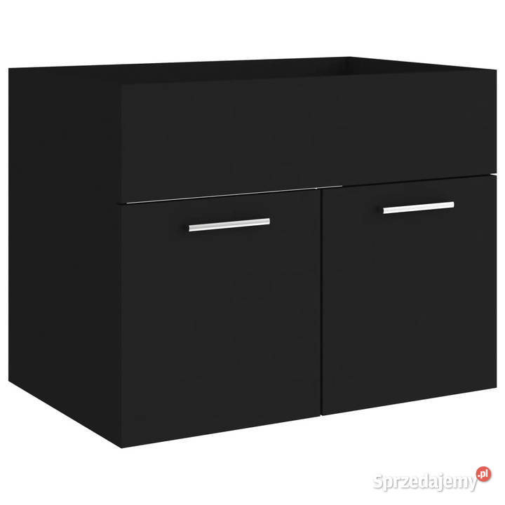 Szafka pod umywalkę czarna 60x385x46 WM804648 Warszawa