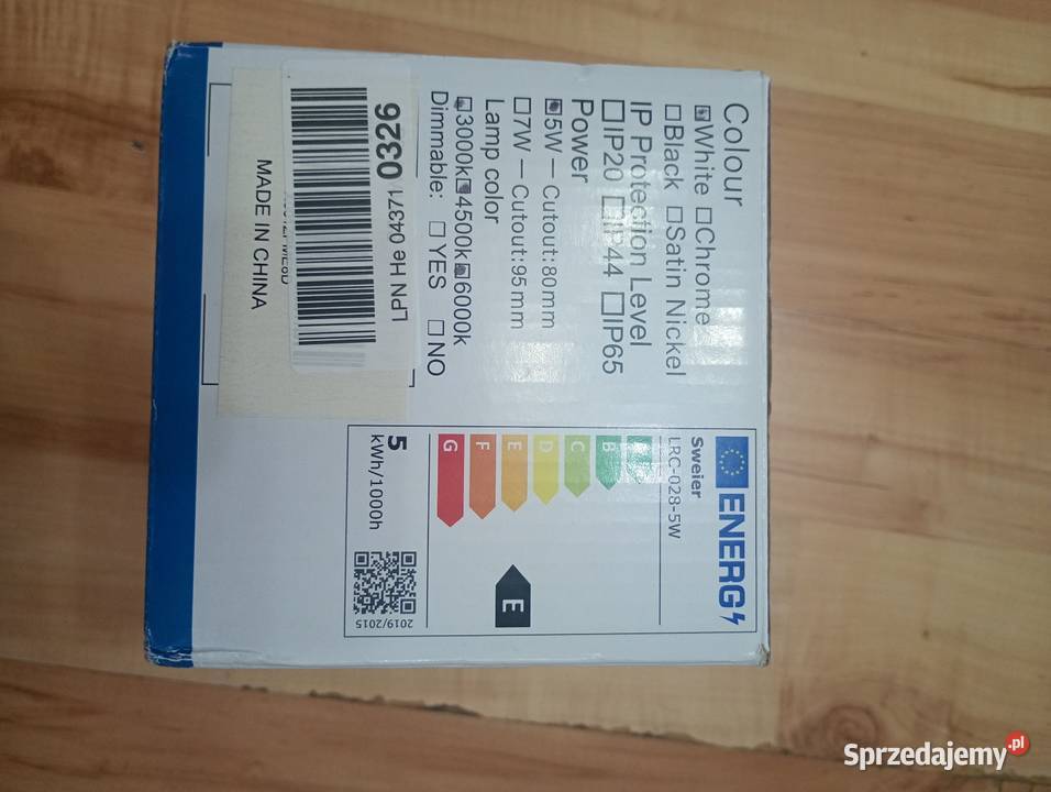 oprawa sufitowa LED podtynkowa 5x5W okrągła Szczecin