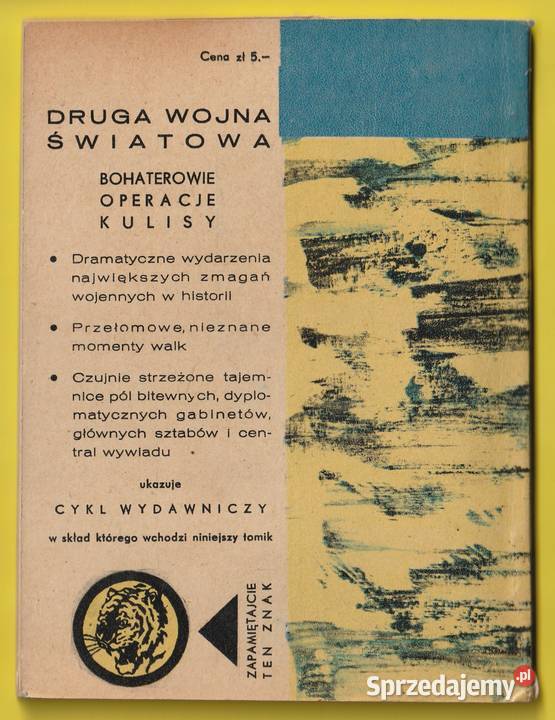 ŻÓŁTY TYGRYS ŻOŁNIERZE OBWODU V 1964 Łódź