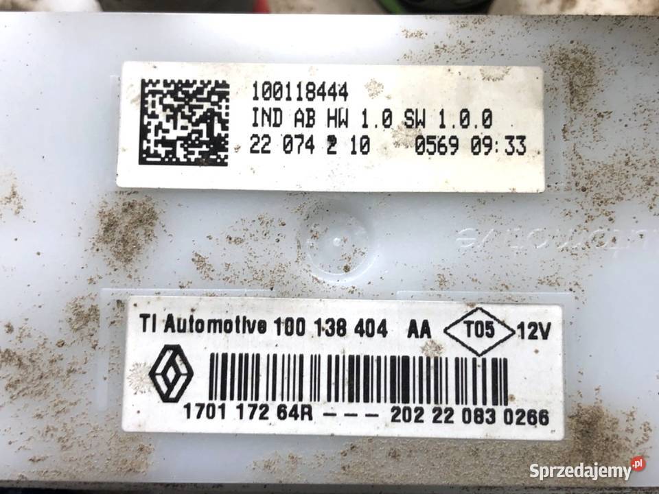 POMPA PALIWA DACIA DUSTER 170117264R 15 116 BAKU