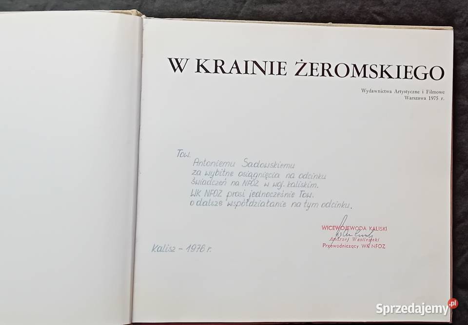 Album W krainie Żeromskiego WAiF 1975 r Wydanie Koźminek