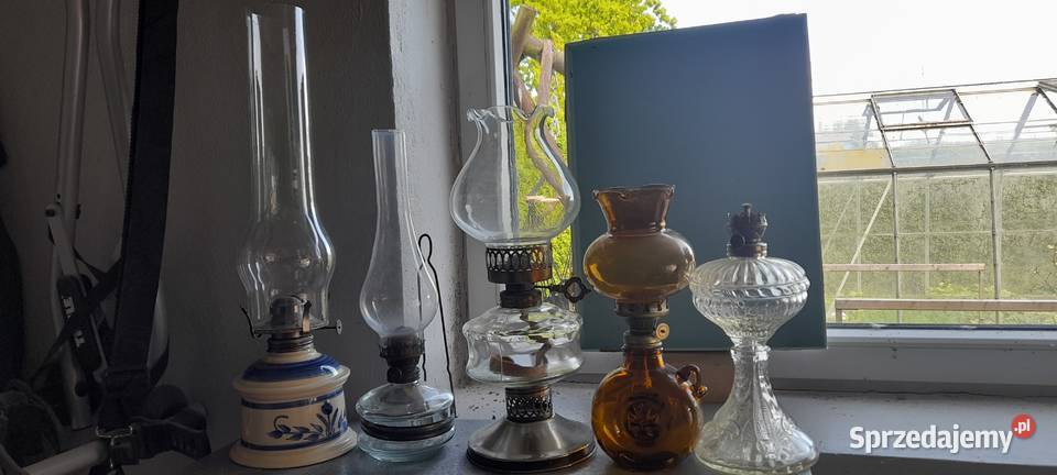 Lampy naftowe Antyki Leszno sprzedam