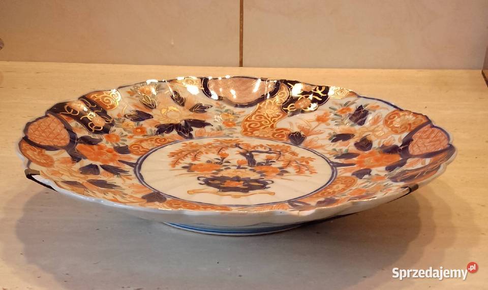 Talerz Patera japońska Imari XIXw