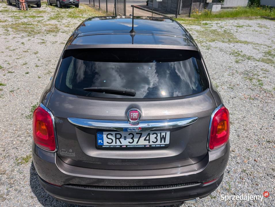 Śliczny Fiat 500X Lounge 24 MultiAir 180 benzyna śląskie Rybnik