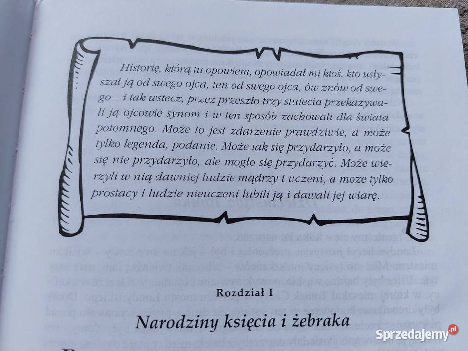 Książę i żebrak Mark Twain twarda Kraków
