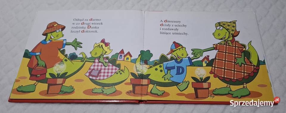 ABC Uczę się D dinozaur Strzałkowska Hachette Czeladź