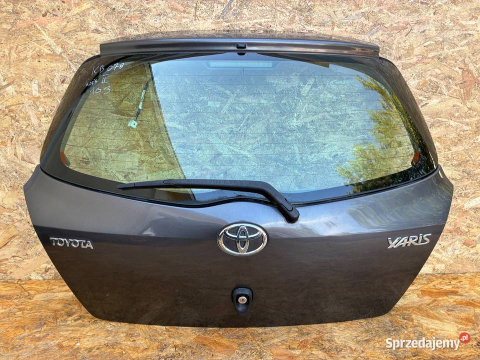 Toyota Yaris 2 II kod lak 1G3 KLAPA BAGAŻNIKA Słowikowo