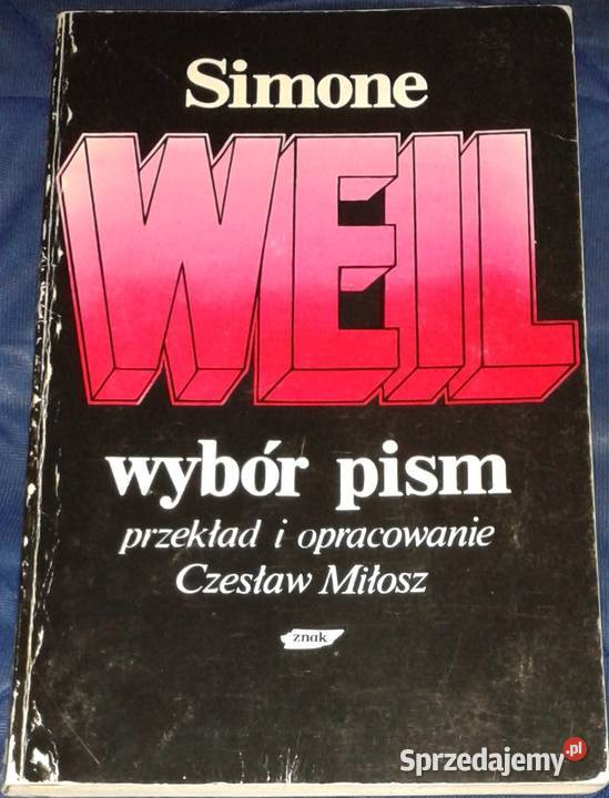 Wybór pism Simone Weil Chełm