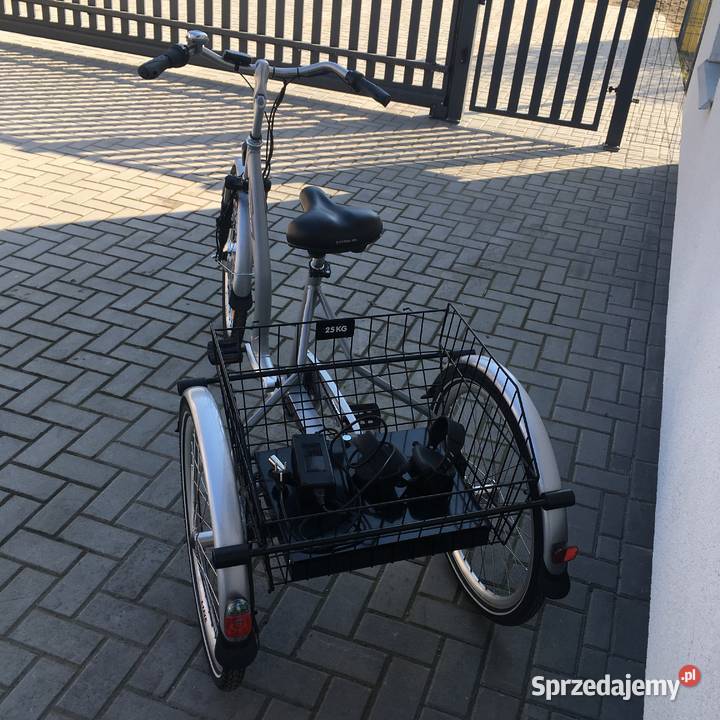 Rower elektryczny trojkolowy niemieckiej firmy Giżycko sprzedam