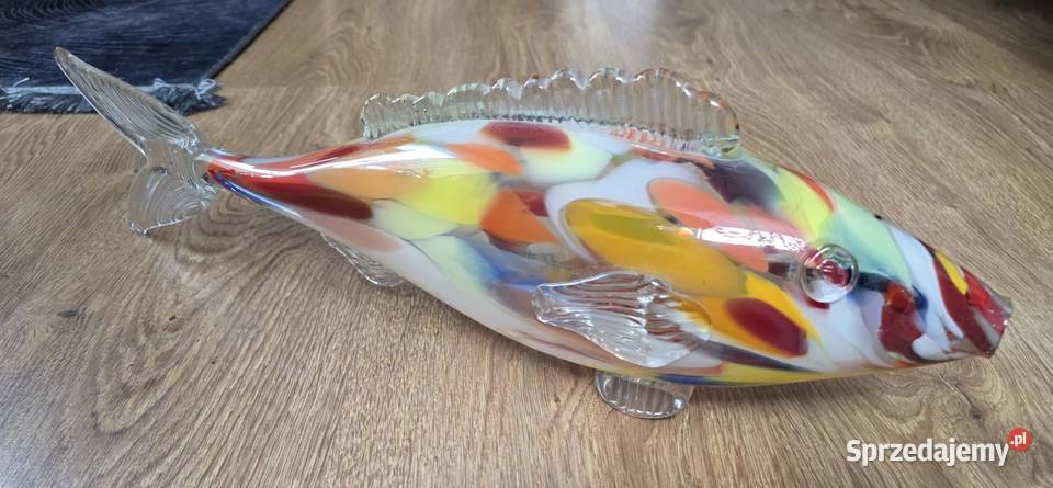 Szklana Ryba PRL 48 wielokolorowy