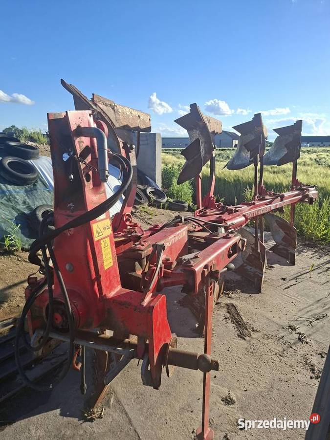 Pług Pottinger servo 3 plus 4 skibowy Nowe Pługi