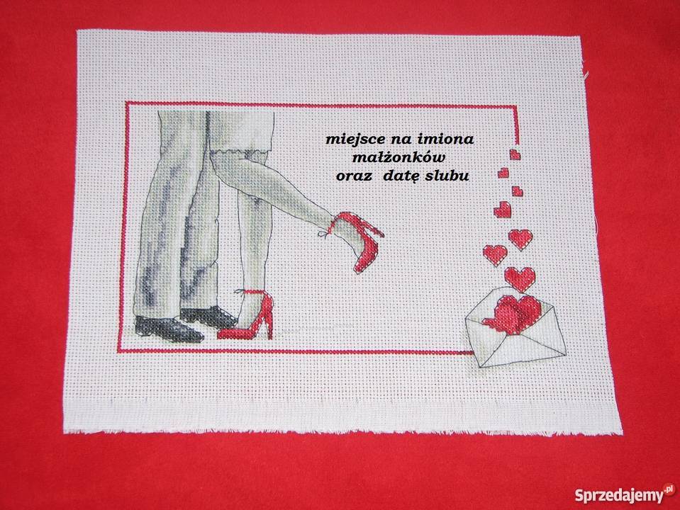 Pamiątki ślubu rocznicy wesela Rękodzieło Czerwionka-Leszczyny