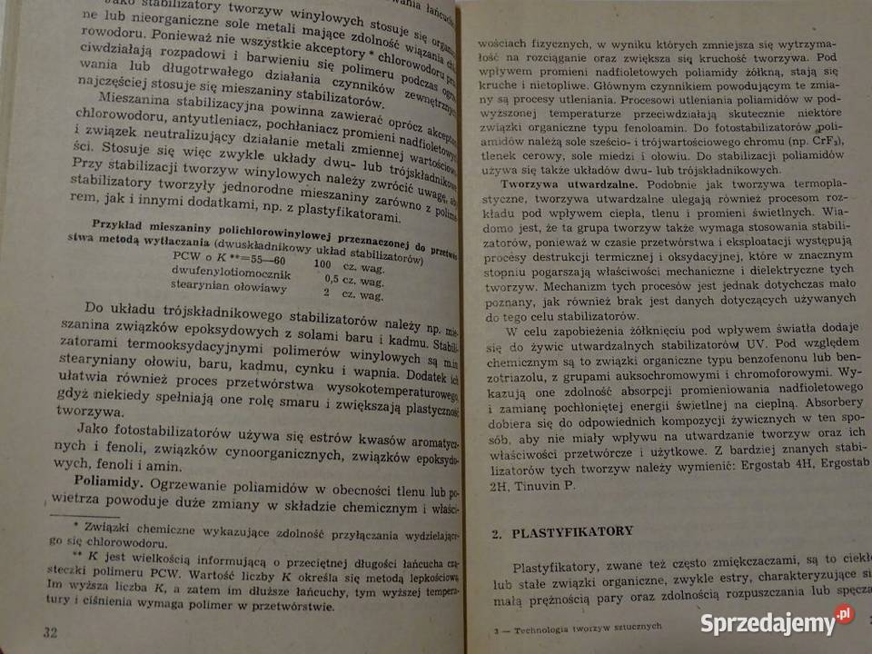TECHNOLOGIA TWORZYW SZTUCZNYCH 2 CZĘŚCI BUKOWSKI Osięciny