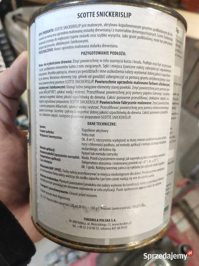 Farba podkładowa Beckers snickerislip bas c Bielsko-Biała