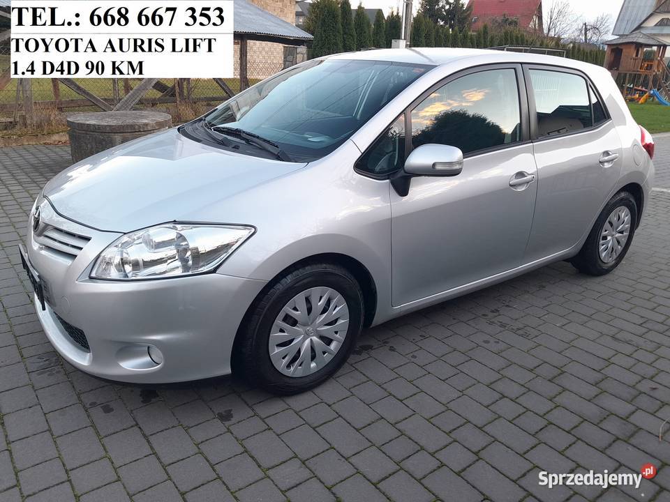 TOYOTA AURIS lift 14 D4D 90 EKONOMICZNY małopolskie Nowy Targ sprzedam