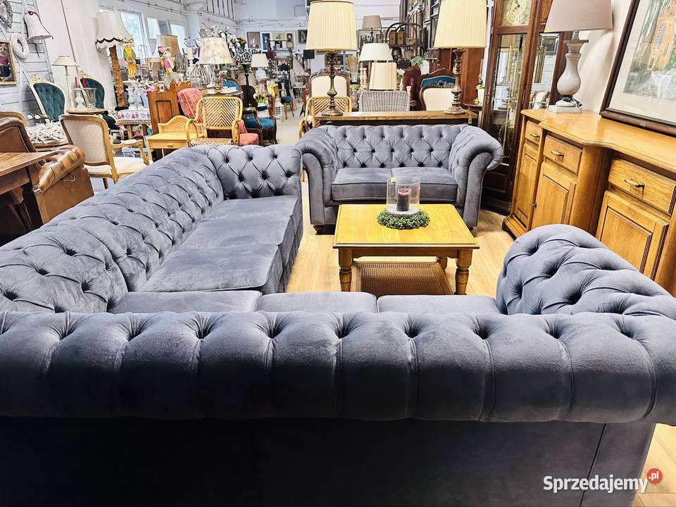 ROGÓWKA 2os KANAPA w stylu chesterfield Bydgoszcz