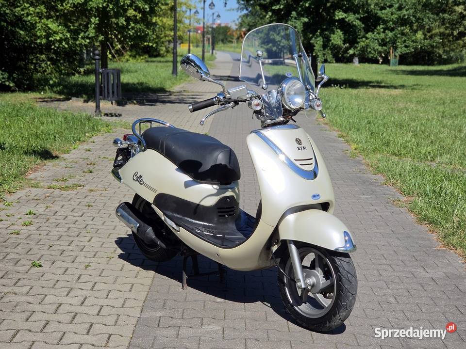 SYM Cello 50 ccm 4t skuter retro styl szeroki SYM wielkopolskie