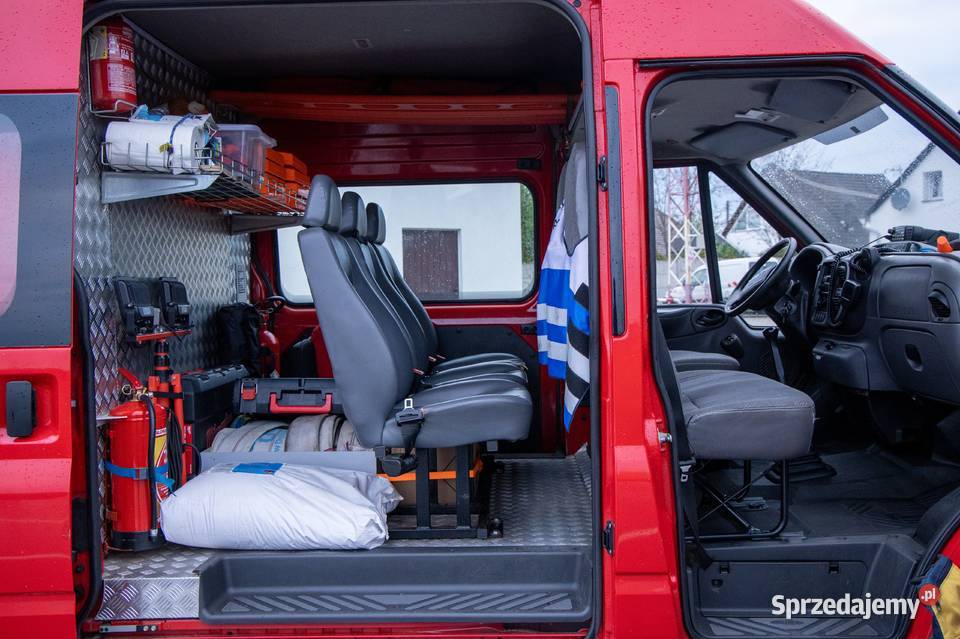 Ford Transit 2003 straż strażacki pożarniczy nieuszkodzony opolskie Dębska Kuźnia