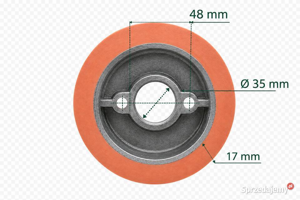 Rolka rolki do posuwu 116 x 48 mm NOWE lubelskie