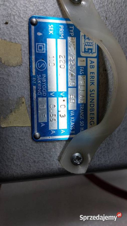 Transformator BMC 220110v Ostrów Wielkopolski sprzedam