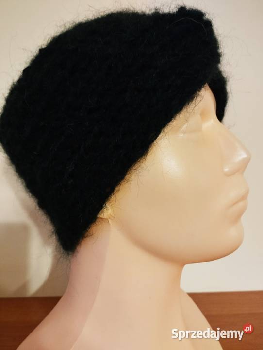 Szeroka opaska na głowę turban ciemna warmińsko-mazurskie Olsztyn