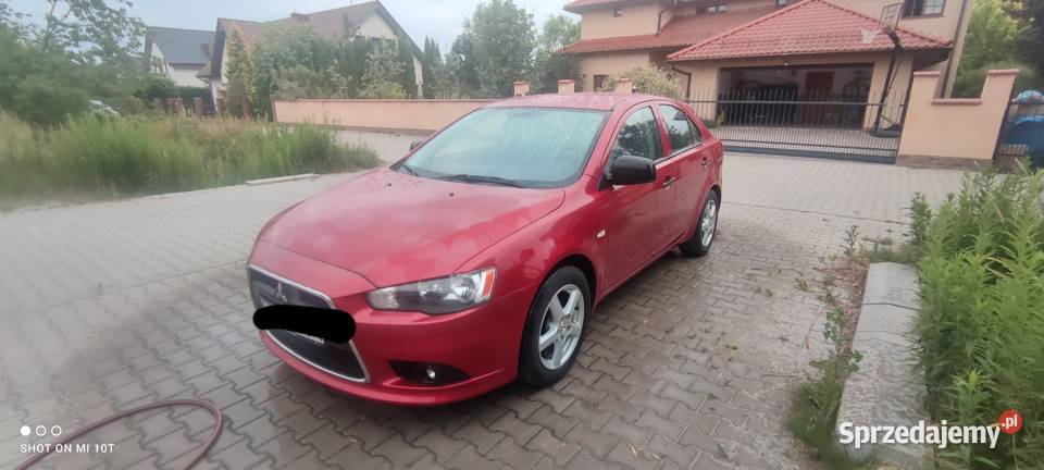 Czerwony Mitsubishi Lancer 2 właściciel salon Wrocław