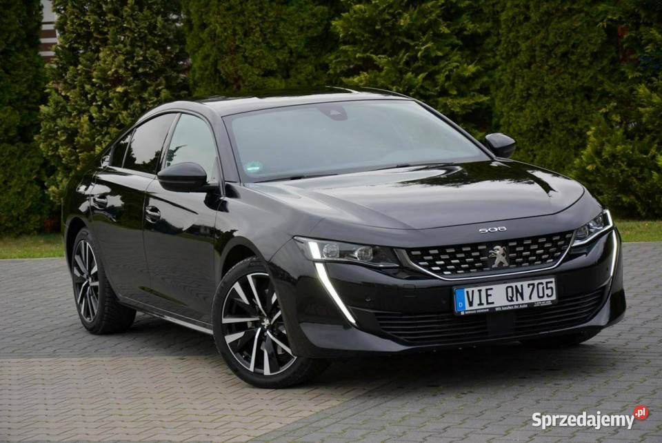 Peugeot 508 GT Full Led ELKlapa Skóry Radar ACC czarny Ostrów Mazowiecka