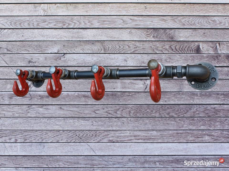 Wieszak loft wieszak industrialny wieszak Dom i Ogród Kołobrzeg sprzedam