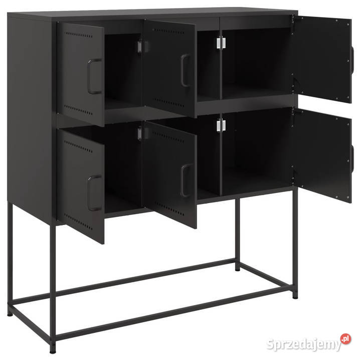 Szafka czarna 1005x39x107 stal WM846596 Pozostałe mazowieckie Warszawa