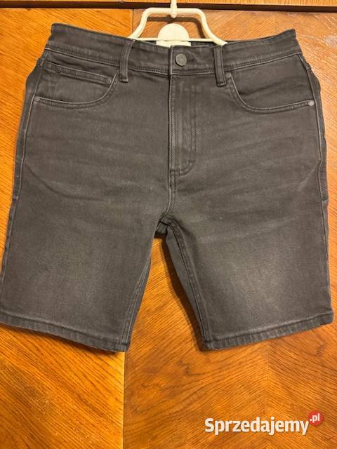 Spodenki męskie 32 jeansowe czarne krótkie Częstochowa