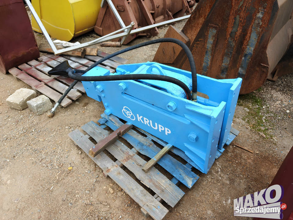 Młot hydrauliczny Krupp HM600 800 do koparki