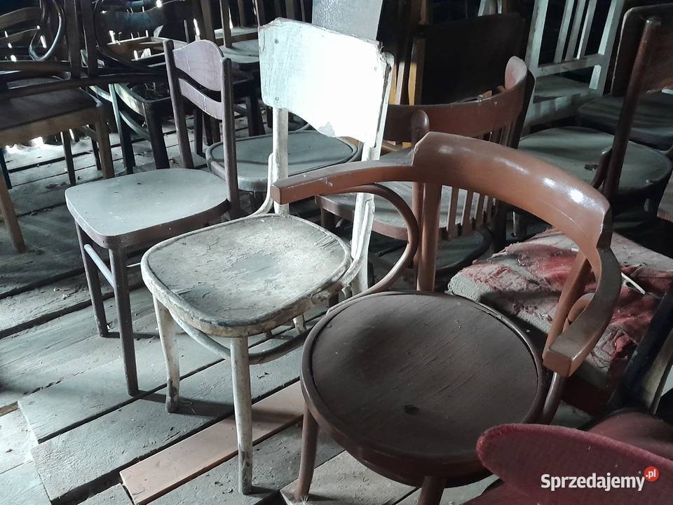 Wyprzedaż stare krzesła krzesło zabytek retro Meble