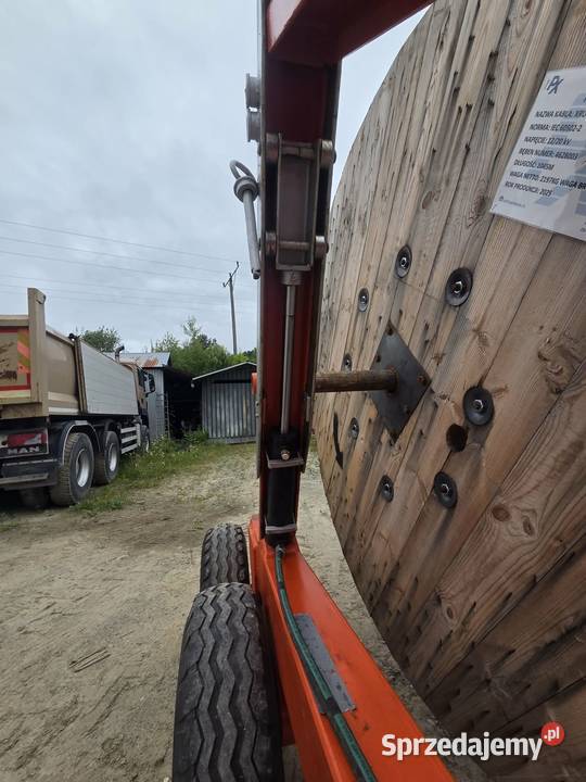 Przyczepa kablowa hydrauliczna 7T Przyczepy Mszana Dolna sprzedam