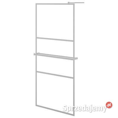 Ścianka prysznicowa z półką chrom 80x195 ESG i Warszawa sprzedam