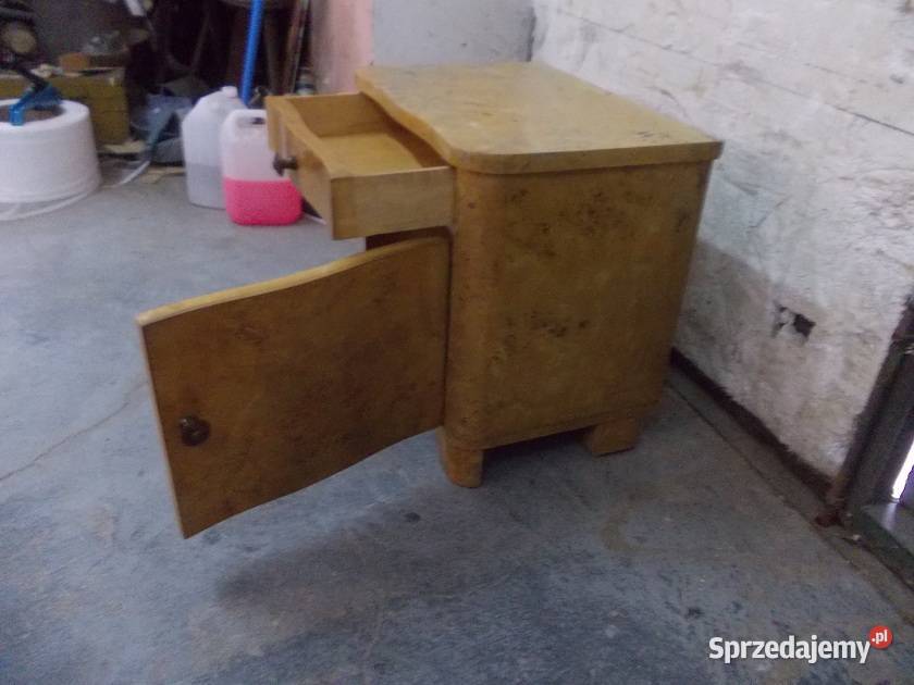 Stara szafka nocna PRL vintage nakastlik lata Bielsko-Biała