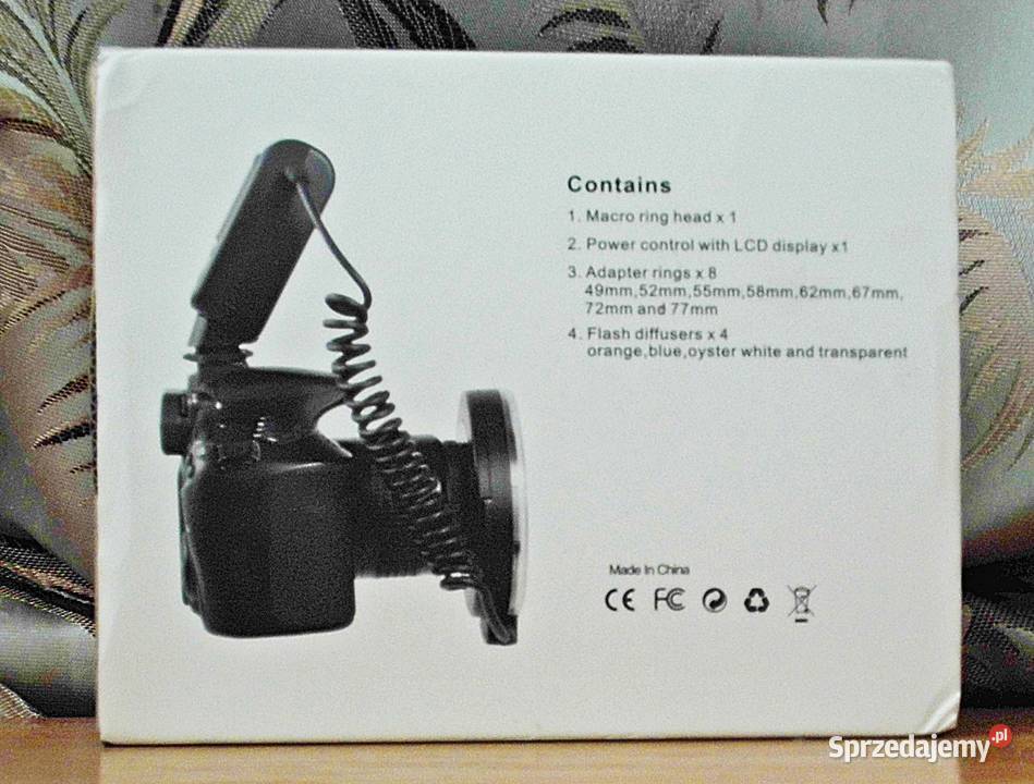 Lampa pierścieniowa LED Capsaver RF 550D Canon Elektronika Warszawa