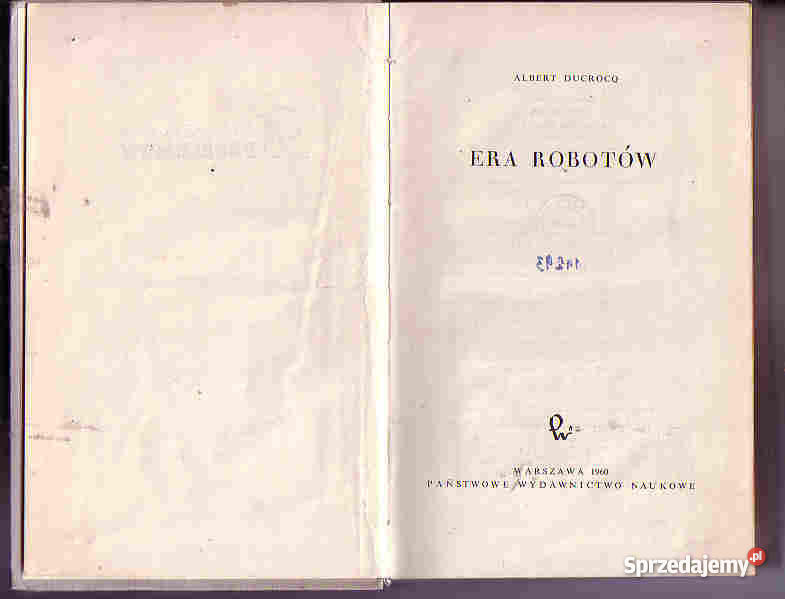 3953 ERA ROBOTÓW ALBERT DUCROCQ Czyrna