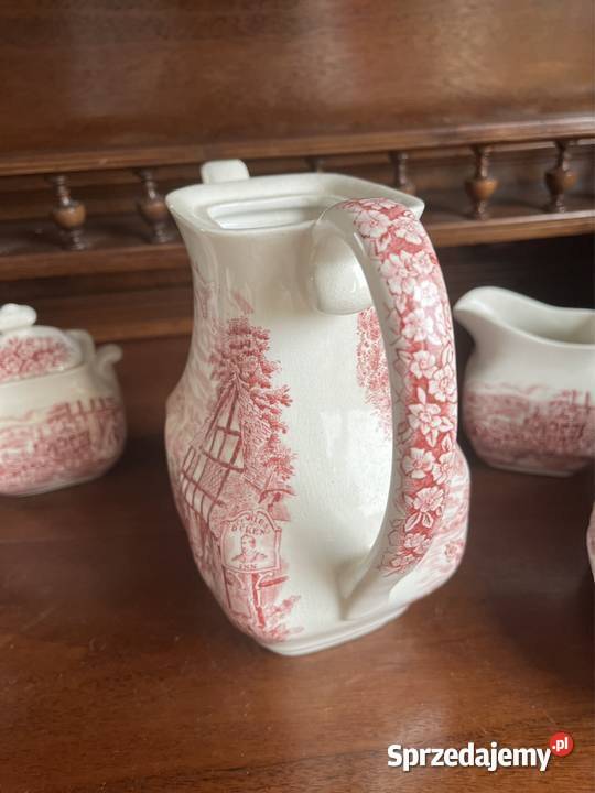 Mlecznik Wedgwood Dickens Coaching Days England Porcelana i szkło Gdańsk