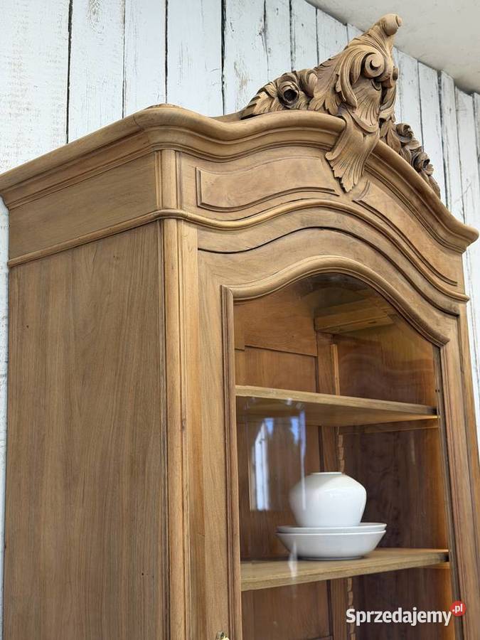 Witryna oczyszczona biblioteka LUDWIK XV Francja Meble mazowieckie Warszawa
